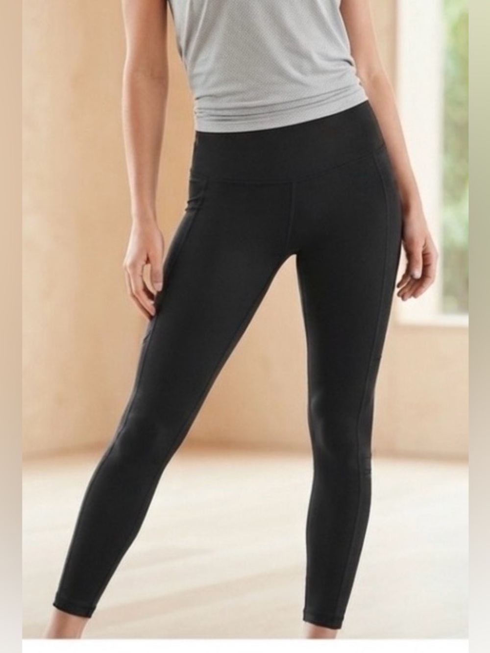 GapFit gFast Black Athletic Leggings | Size XS | Performance Activewear